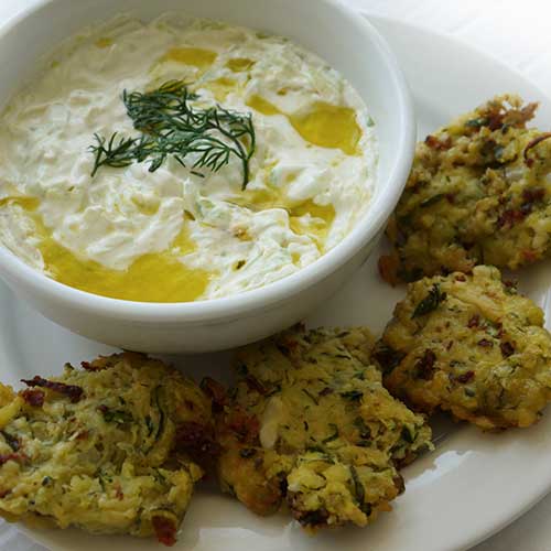 beignets de courgettes