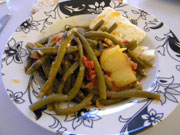 Ladera fassolakia – haricots à l’huile d’olive