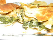 Spanakopita – feuilleté aux épinards et à la feta